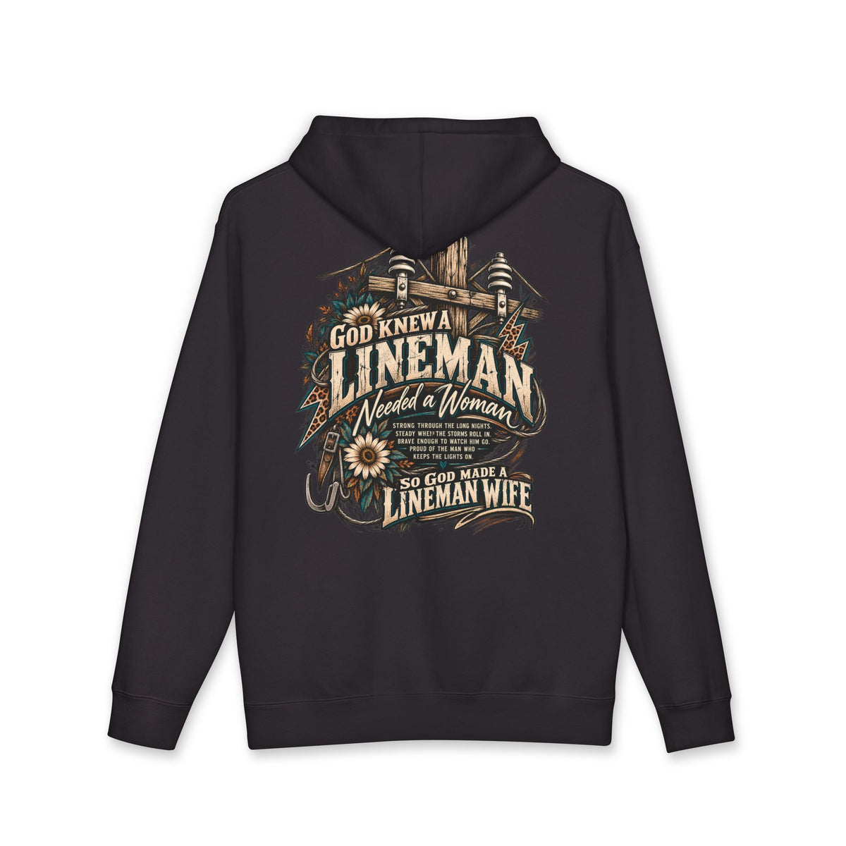Lineman wife sweatshirt by Blue Collar Trash