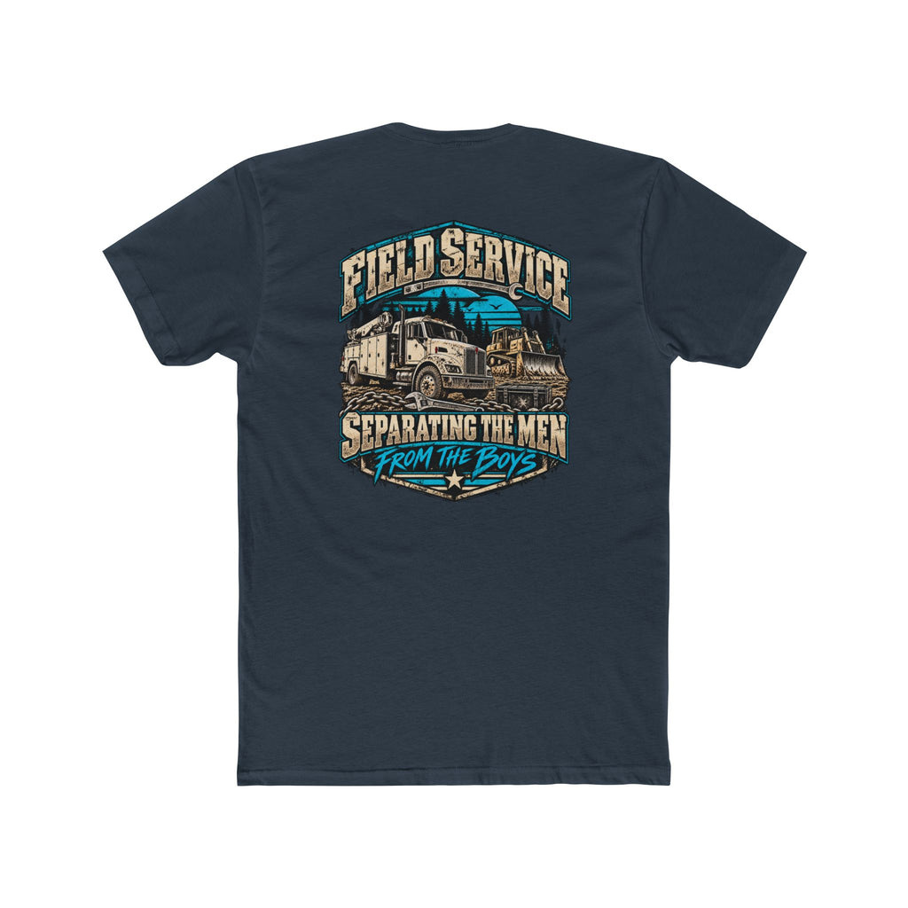 Field Service – Heavy Equipment Mechanic Shirt "Separating the Men From the Boys" Truck Graphic Tshirt