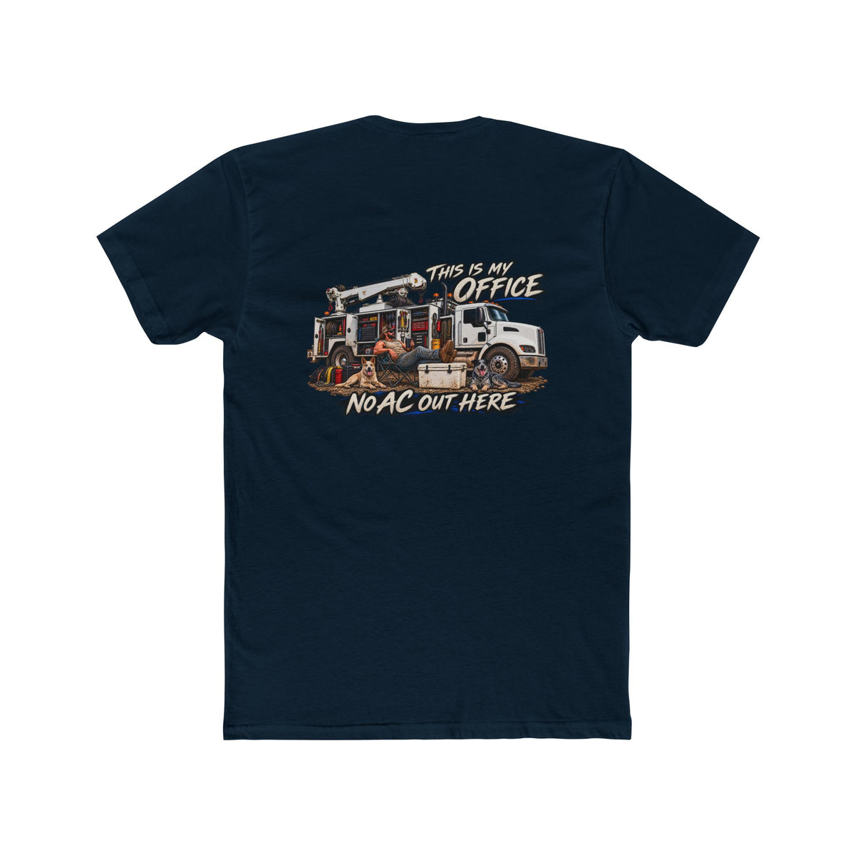 This Is My Office No AC Out Here Shirt | Heavy Equipment Mechanic Tee