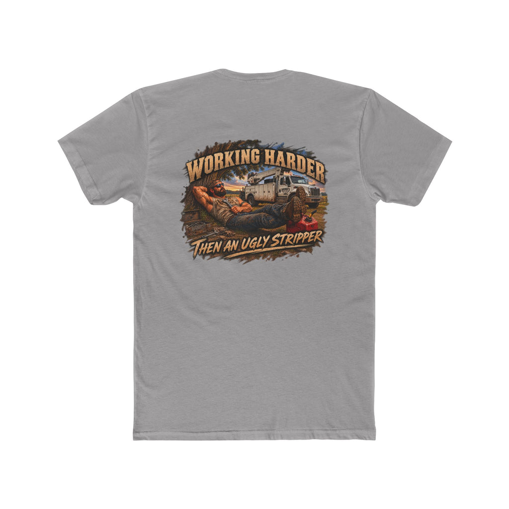 Working Harder Than an Ugly Stripper Shirt | Funny Mechanic Tee