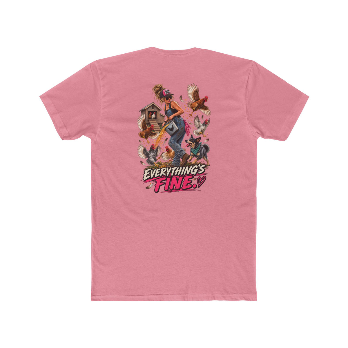 Everything’s Fine Shirt | Funny Blue Collar Women’s Tee