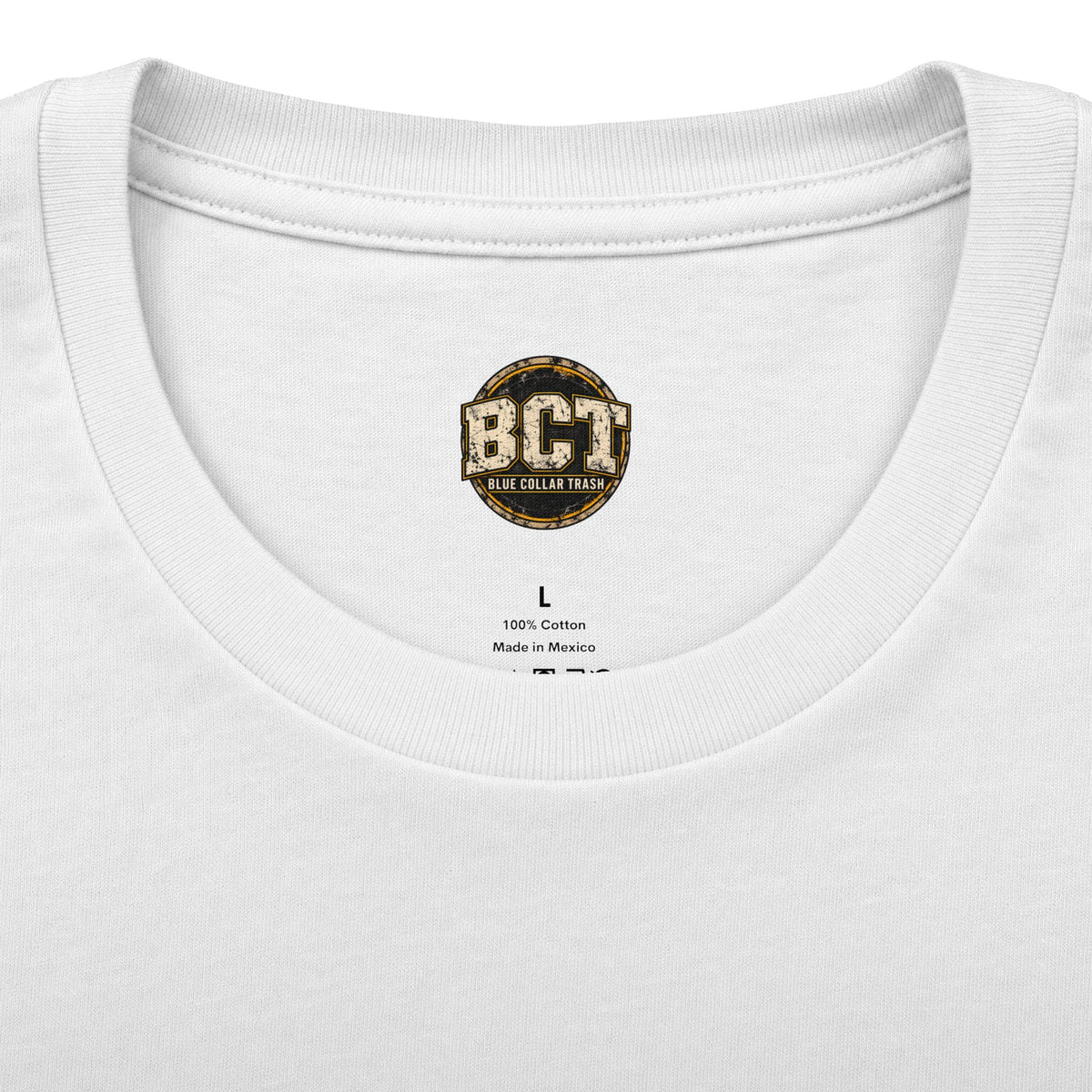 Built on Blood and Sweat Shirt | Heavy Equipment & American Flag Tee