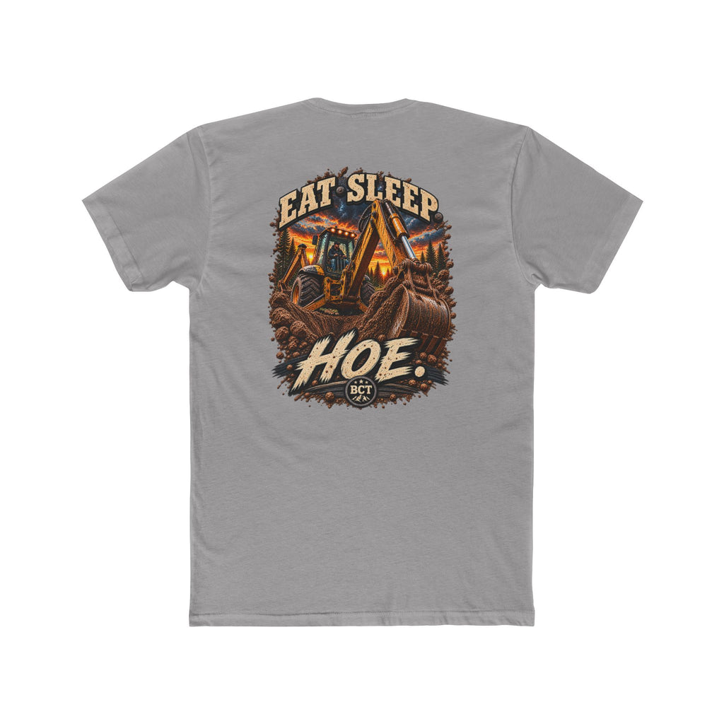 Eat Sleep Hoe Shirt | Backhoe & Heavy Equipment Operator Tee