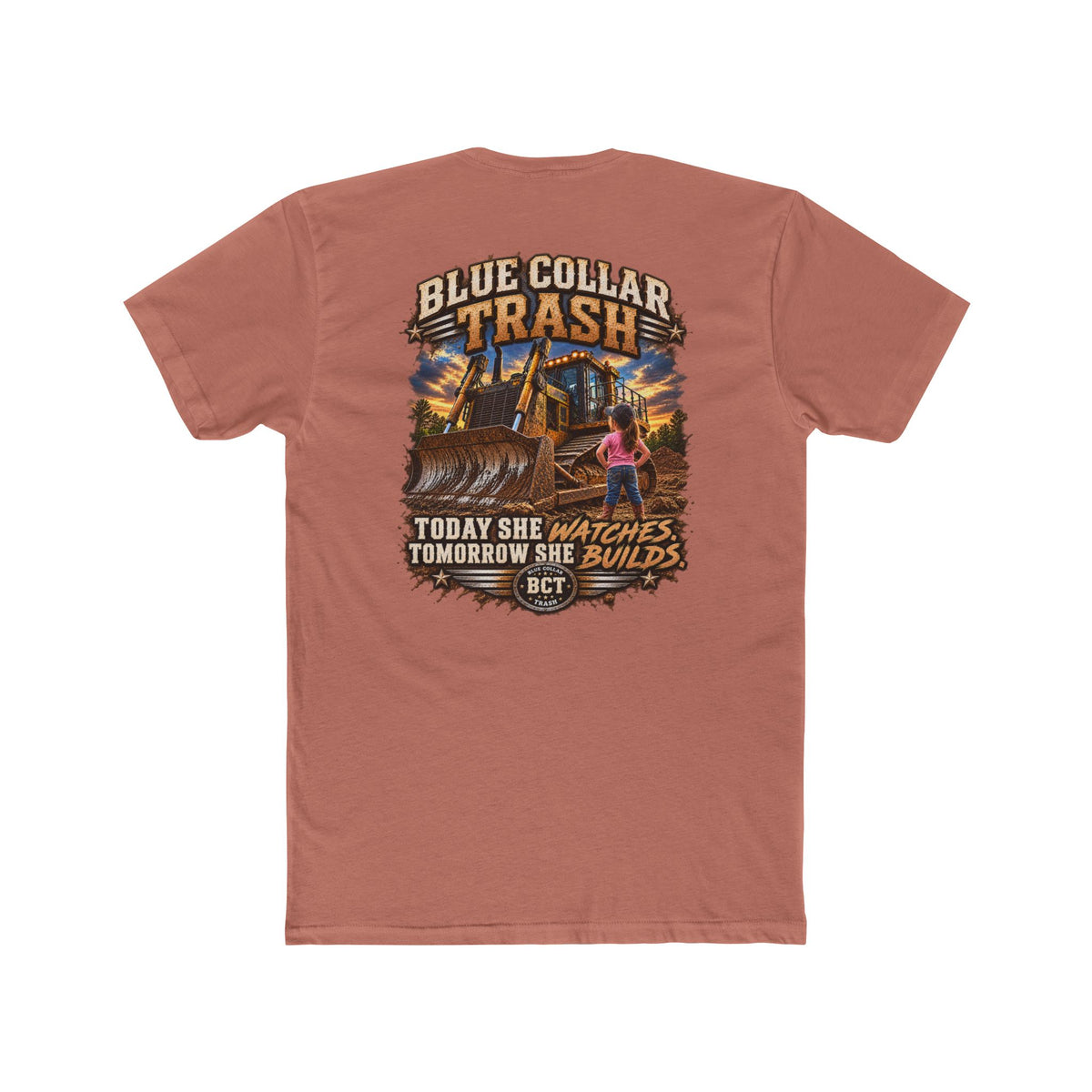 Girl Dad Heavy Equipment Shirt |Today She Watches Tomorrow She Builds