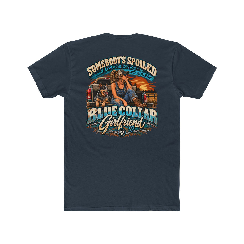 Funny country girlfriend tee by Blue Collar Trash