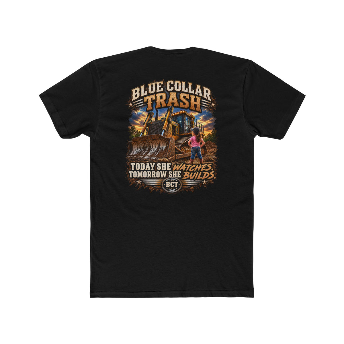 Girl Dad Heavy Equipment Shirt |Today She Watches Tomorrow She Builds