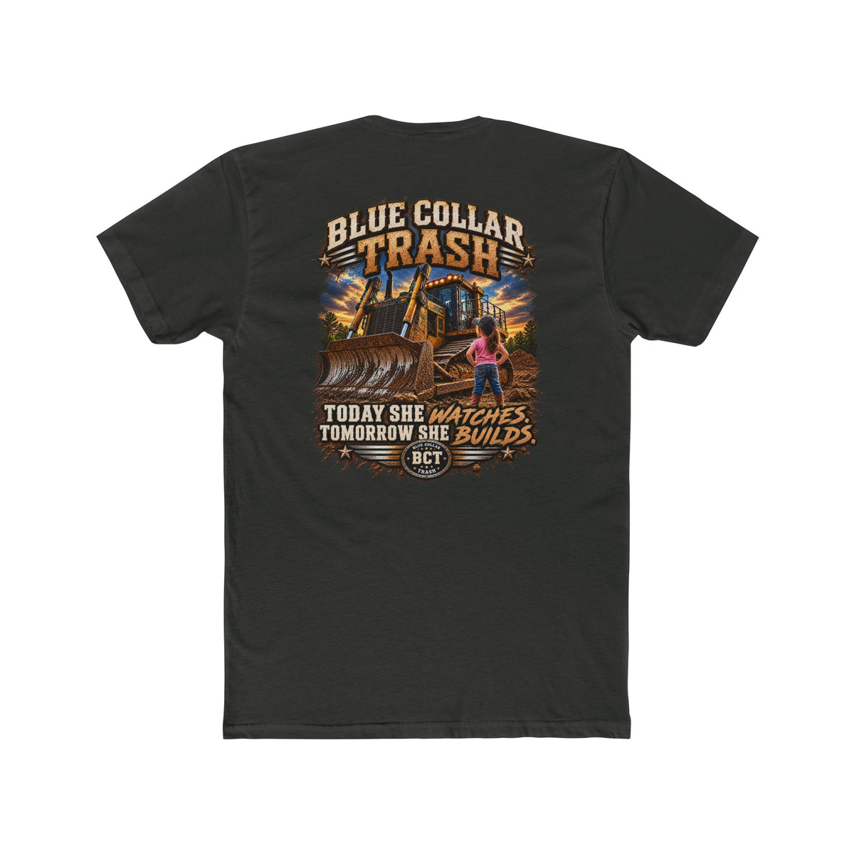 Girl Dad Heavy Equipment Shirt |Today She Watches Tomorrow She Builds