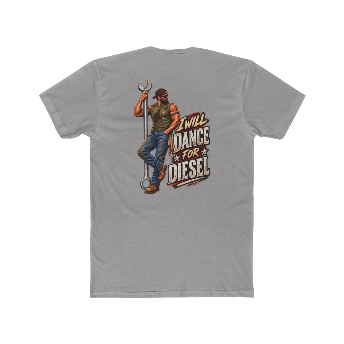 Will Dance for Diesel Shirt | Funny Diesel Mechanic & Blue Collar Tee