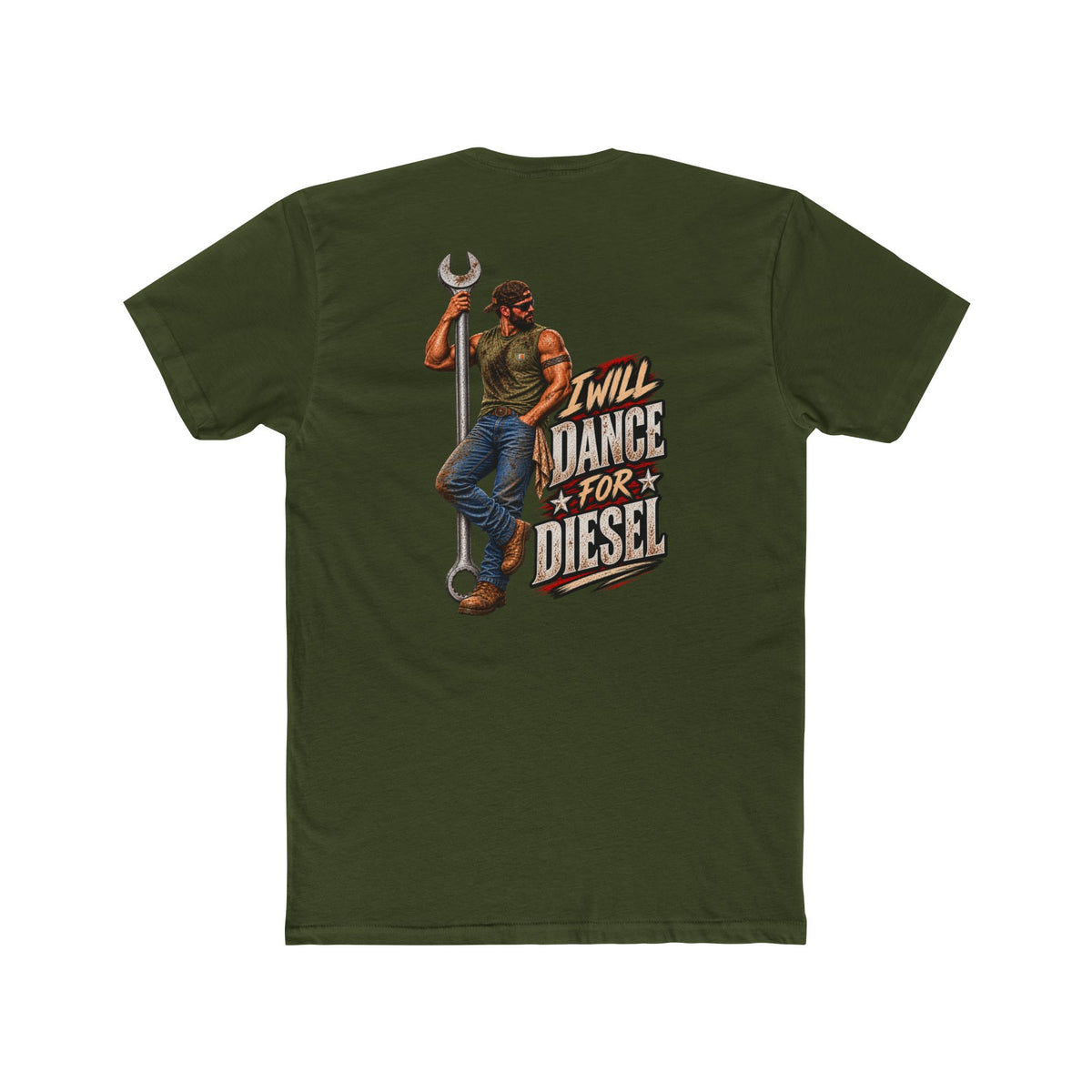 Will Dance for Diesel Shirt | Funny Diesel Mechanic & Blue Collar Tee
