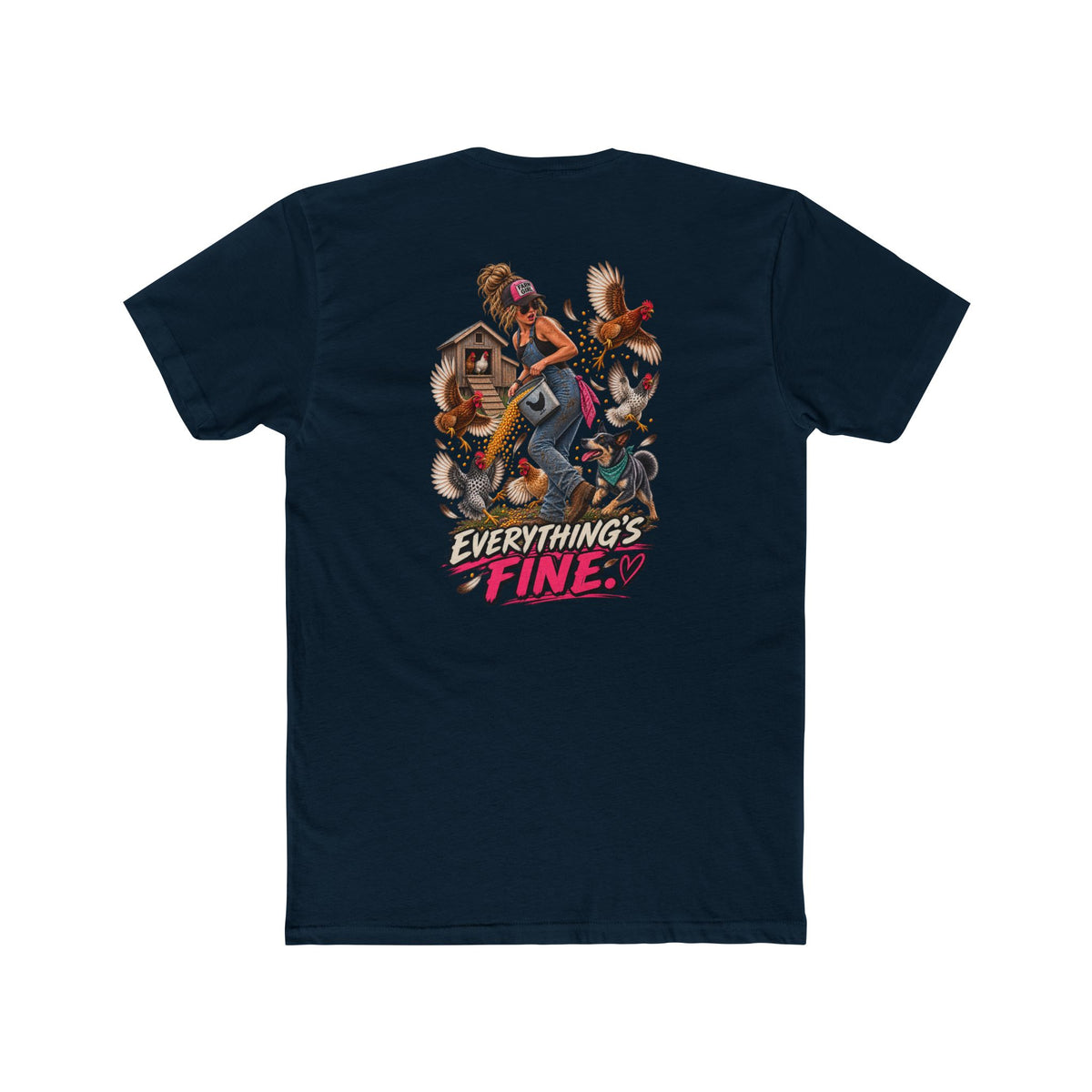 Everything’s Fine Shirt | Funny Blue Collar Women’s Tee