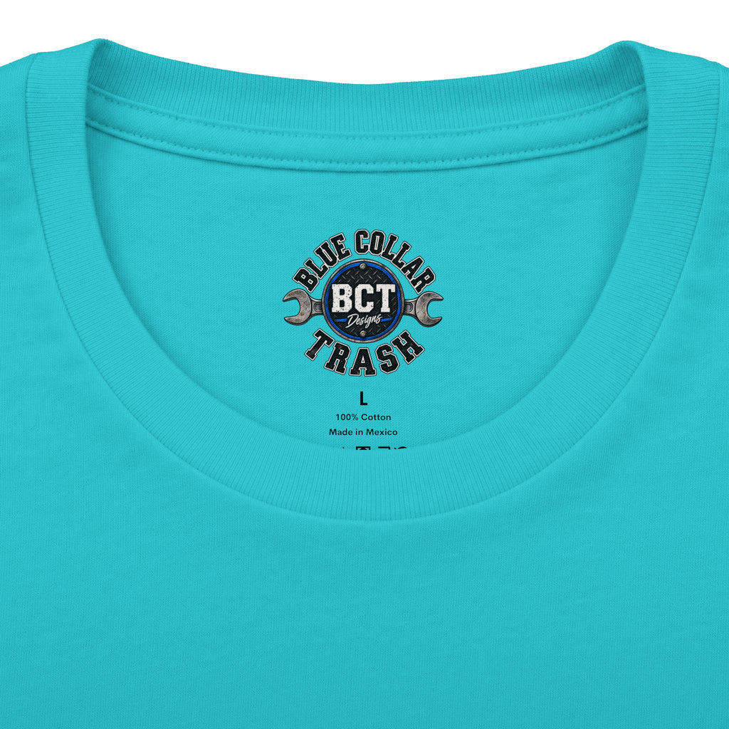 Funny farm wife chicken tee by Blue Collar Trash
