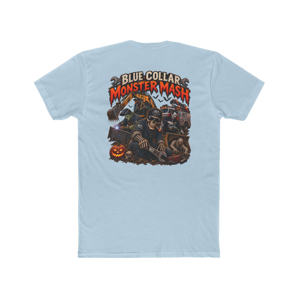 Blue Collar Monster Mash Shirt | Halloween Heavy Equipment Tee