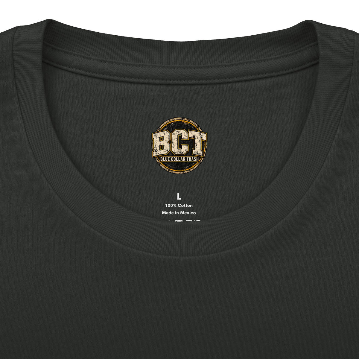 Built on Blood and Sweat Shirt | Heavy Equipment & American Flag Tee