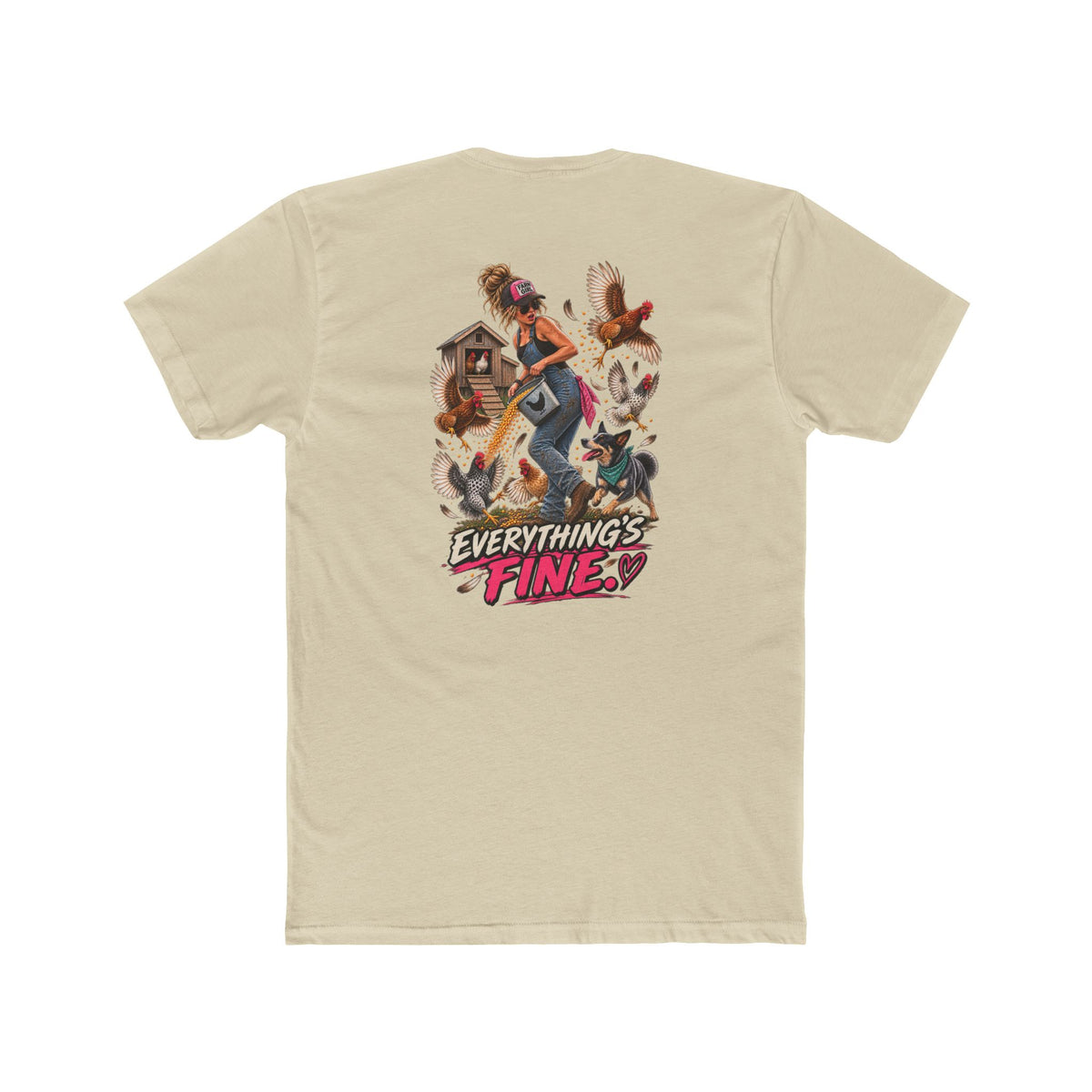 Everything’s Fine Shirt | Funny Blue Collar Women’s Tee