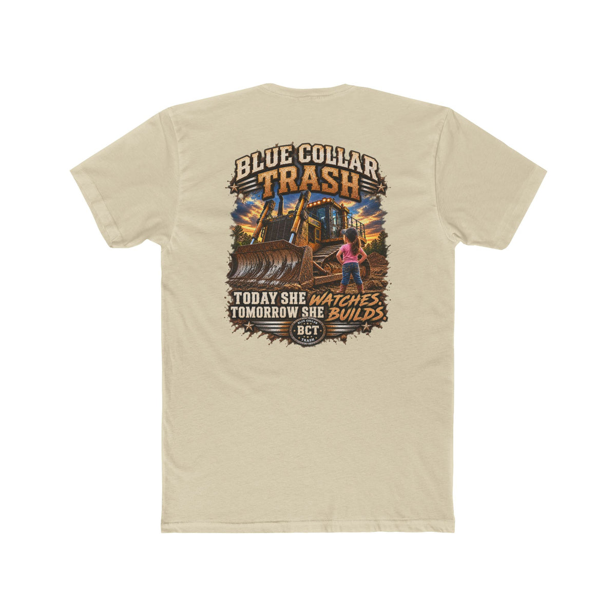 Girl Dad Heavy Equipment Shirt |Today She Watches Tomorrow She Builds