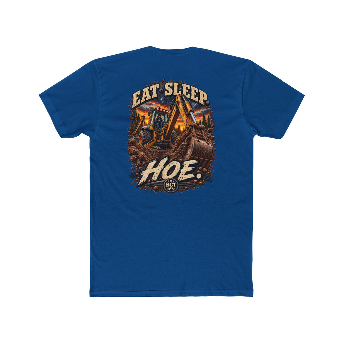 Eat Sleep Hoe Shirt | Backhoe & Heavy Equipment Operator Tee