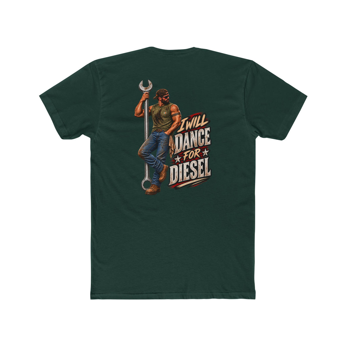 Will Dance for Diesel Shirt | Funny Diesel Mechanic & Blue Collar Tee