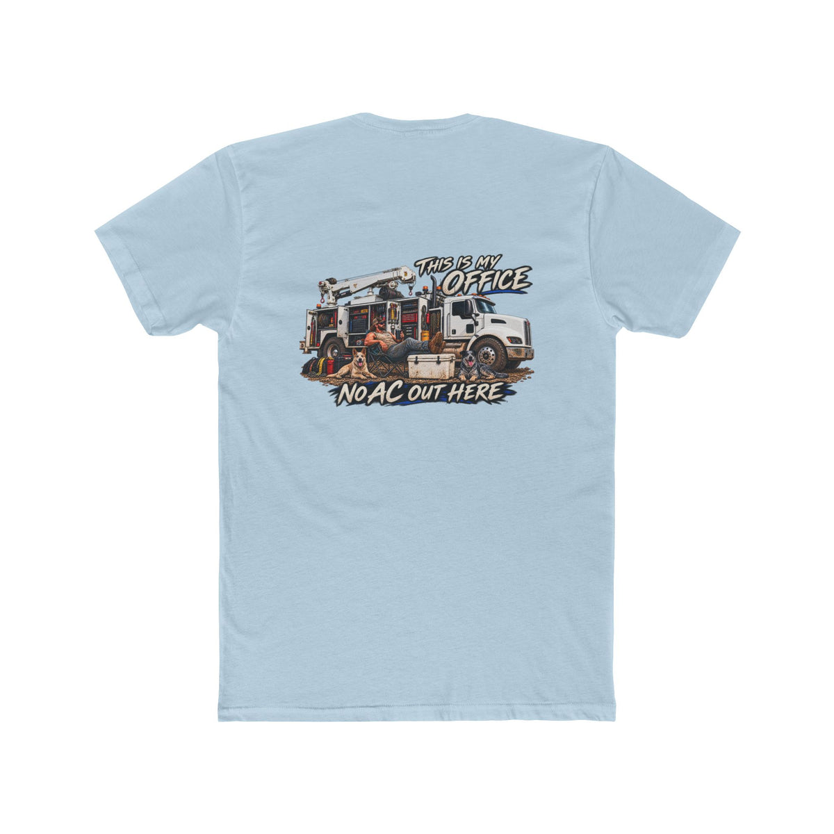 This Is My Office No AC Out Here Shirt | Heavy Equipment Mechanic Tee