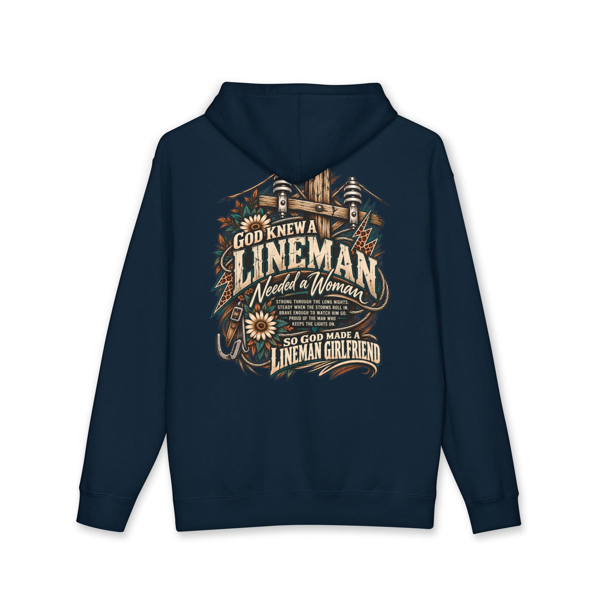 Lineman girlfriend sweatshirt by Blue Collar Trash