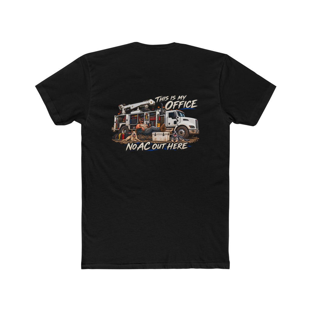 This Is My Office No AC Out Here Shirt | Heavy Equipment Mechanic Tee