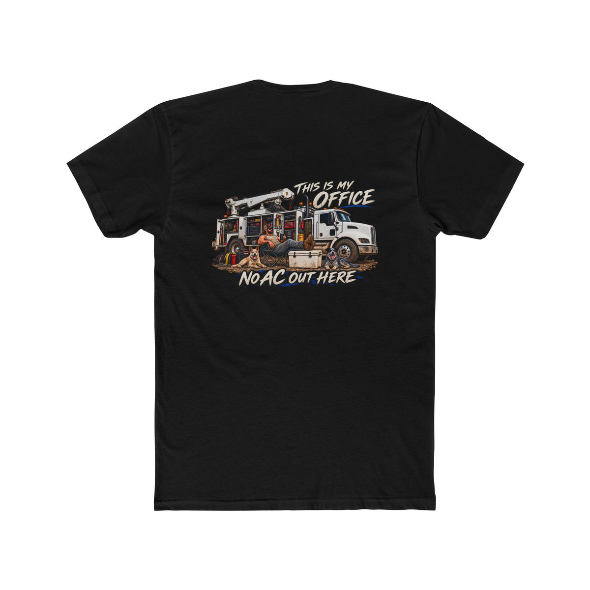 This Is My Office No AC Out Here Shirt | Heavy Equipment Mechanic Tee
