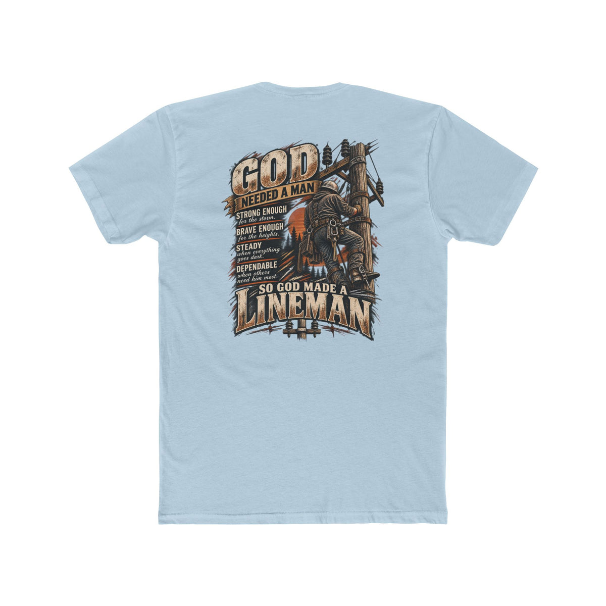 Journeyman lineman tee by Blue Collar Trash