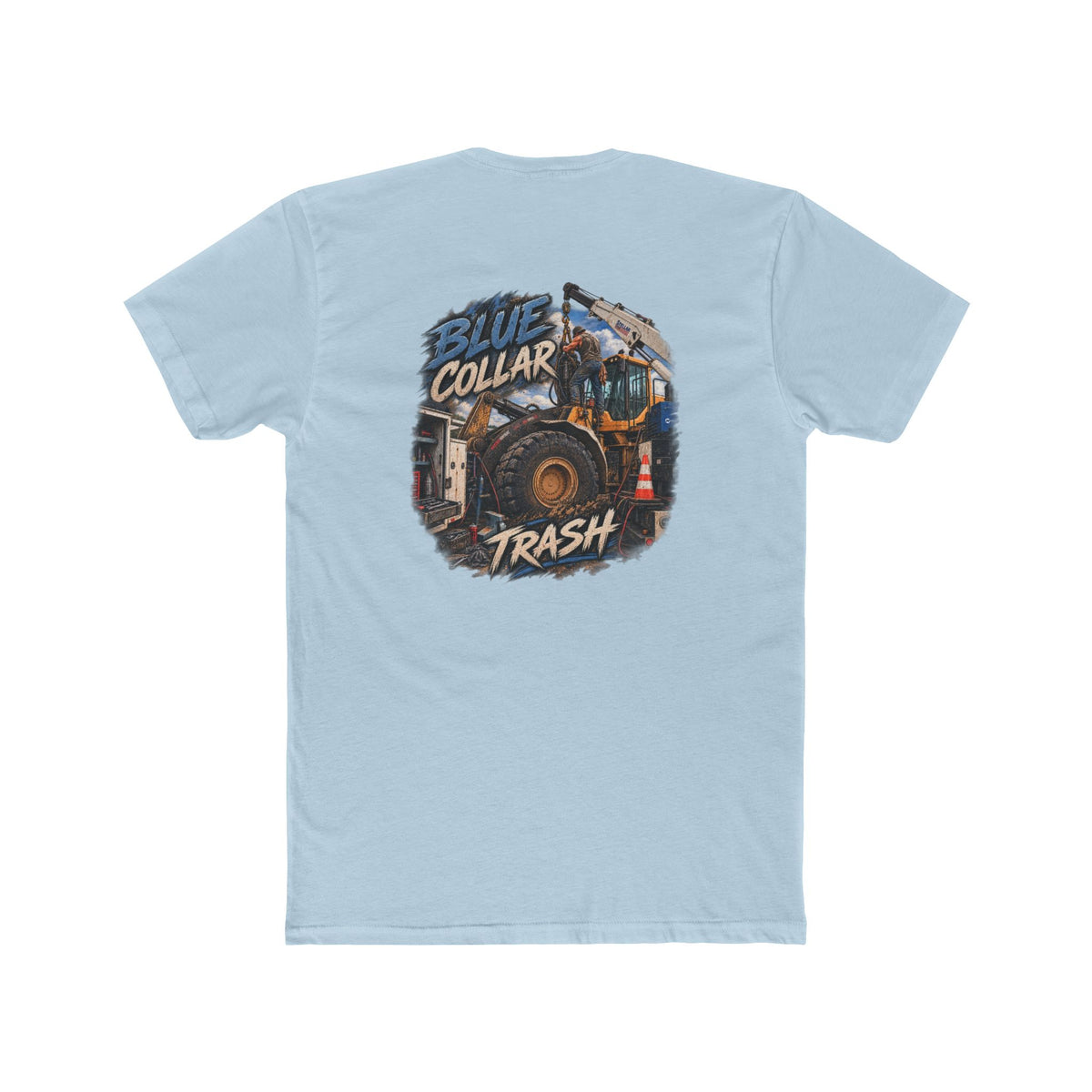 Blue Collar Trash Shirt | Heavy Equipment & Mechanic Tee