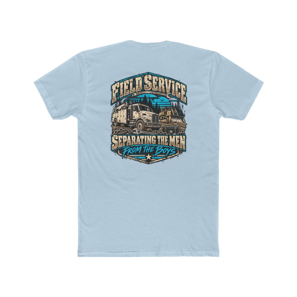 Field Service – Heavy Equipment Mechanic Shirt "Separating the Men From the Boys" Truck Graphic Tshirt
