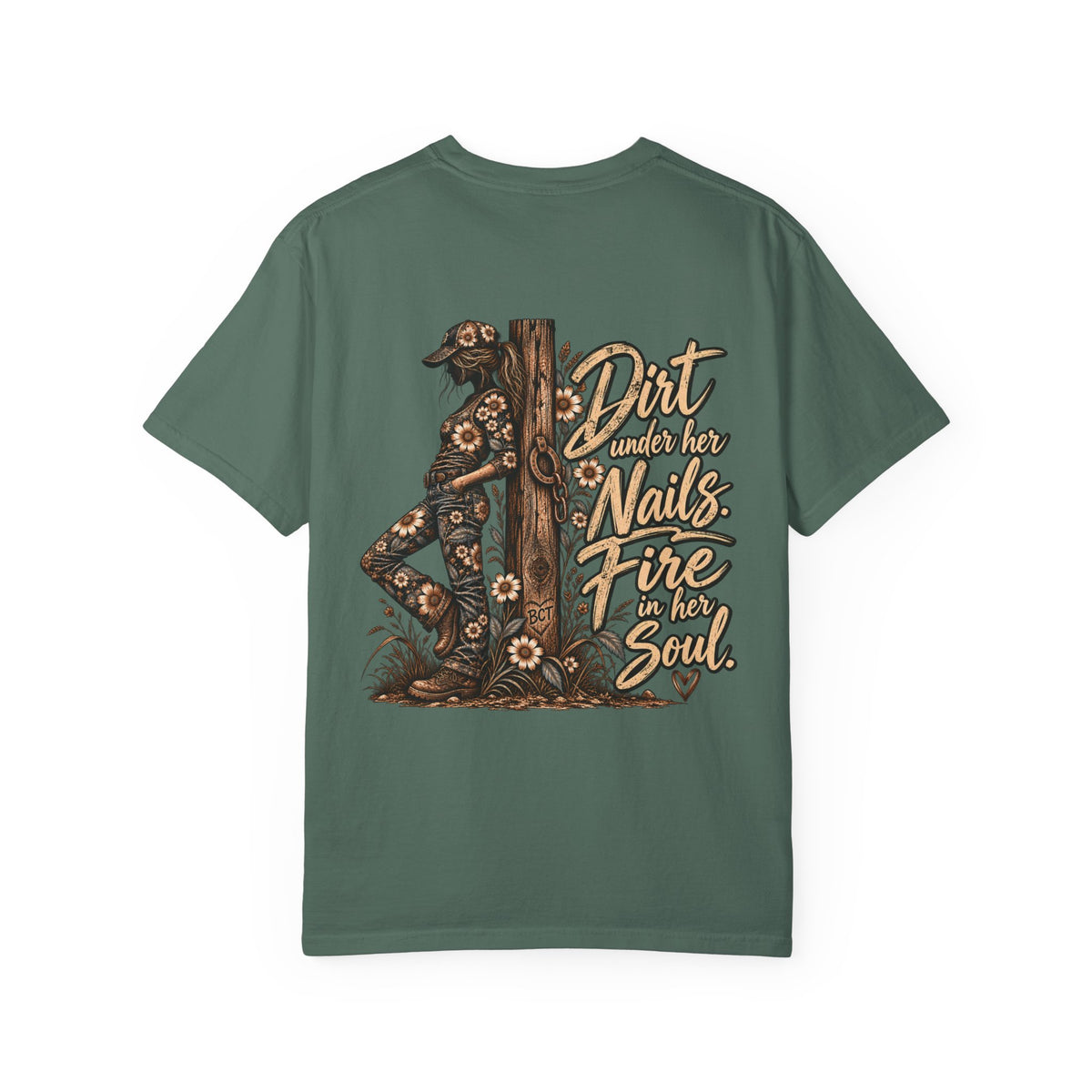 Dirt Under Her Nails Fire in Her Soul Shirt | Farm Girl & Cowgirl Tee