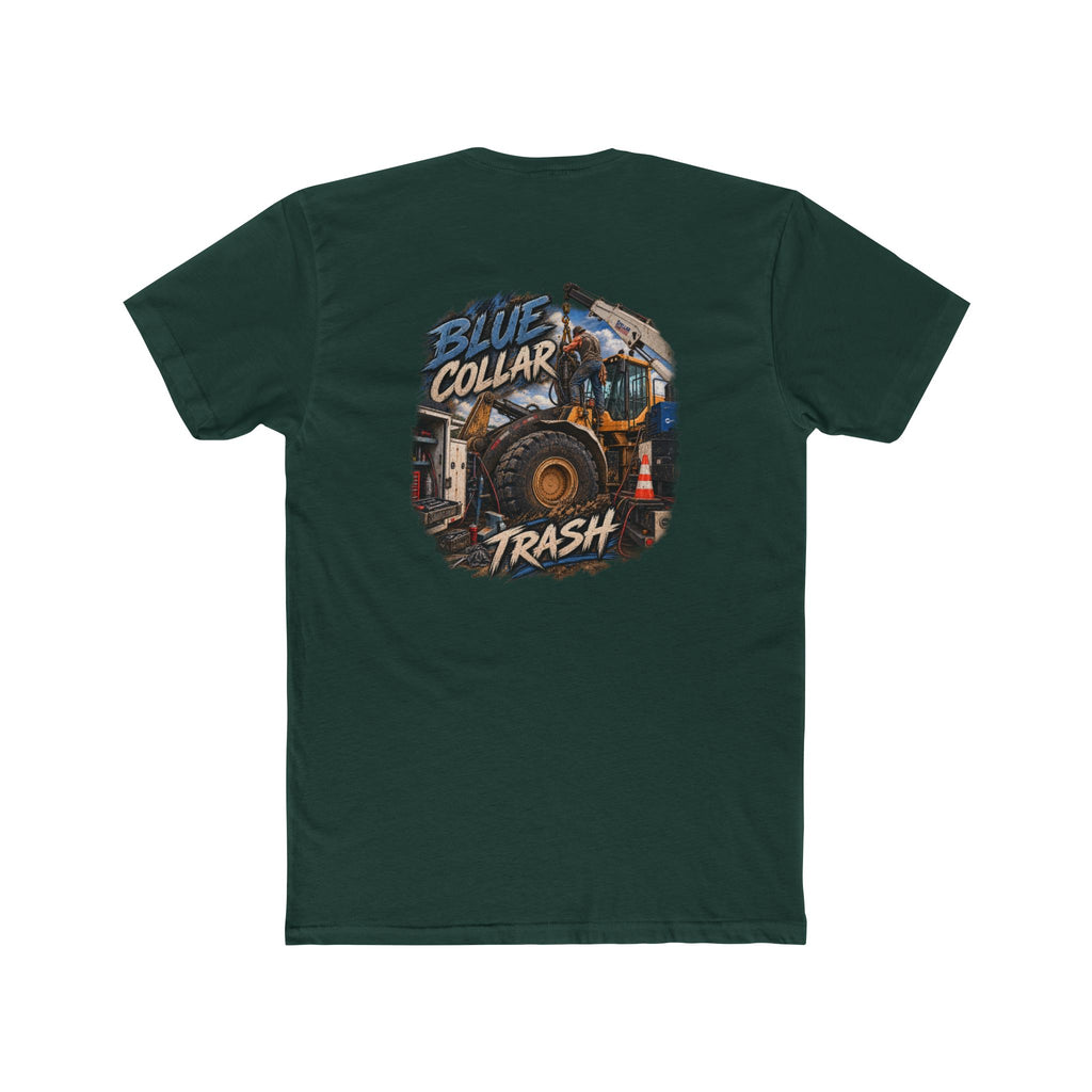 Blue Collar Trash Shirt | Heavy Equipment & Mechanic Tee