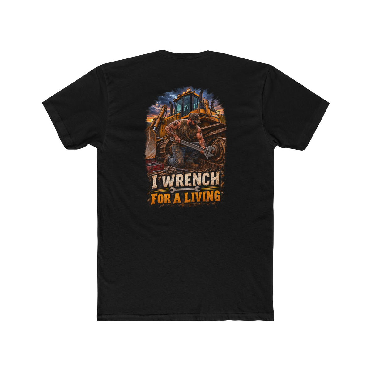 I Wrench for a Living Shirt | Heavy Equipment Mechanic Tee