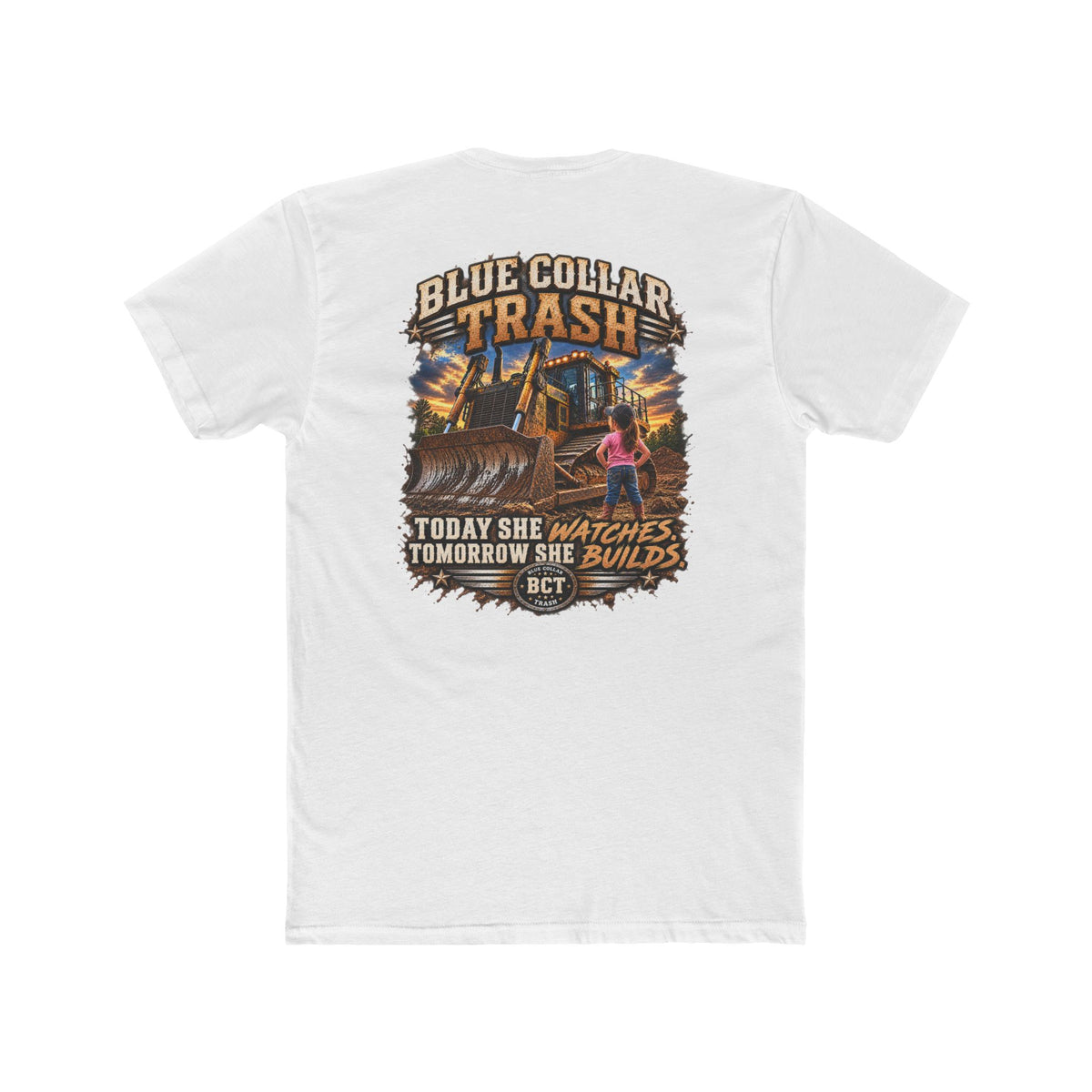 Girl Dad Heavy Equipment Shirt |Today She Watches Tomorrow She Builds