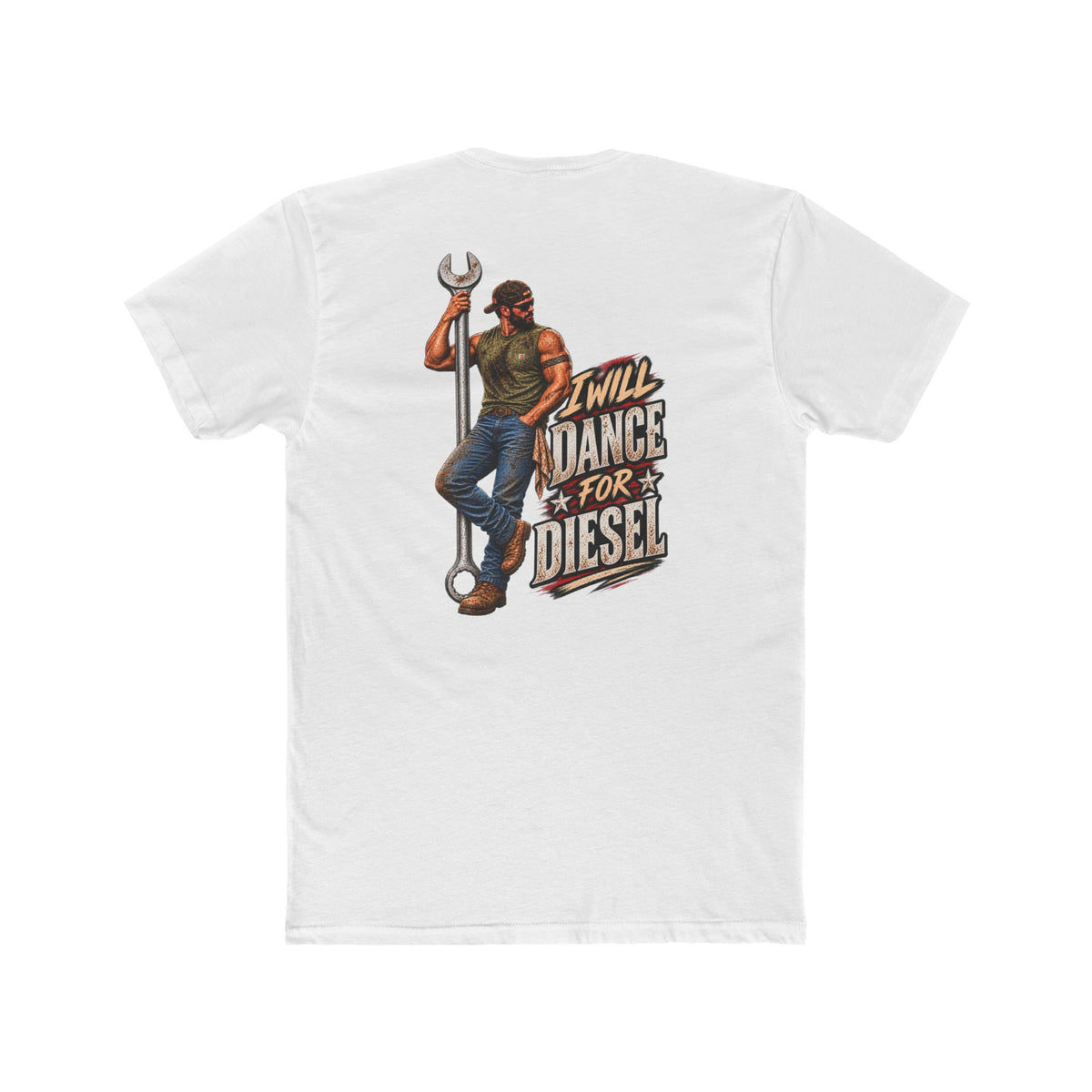 Will Dance for Diesel Shirt | Funny Diesel Mechanic & Blue Collar Tee