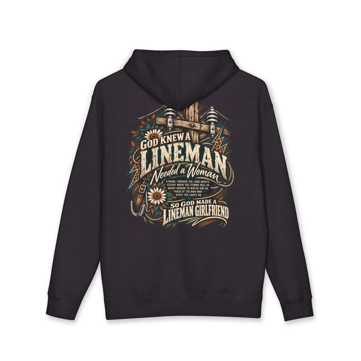 Lineman girlfriend sweatshirt by Blue Collar Trash