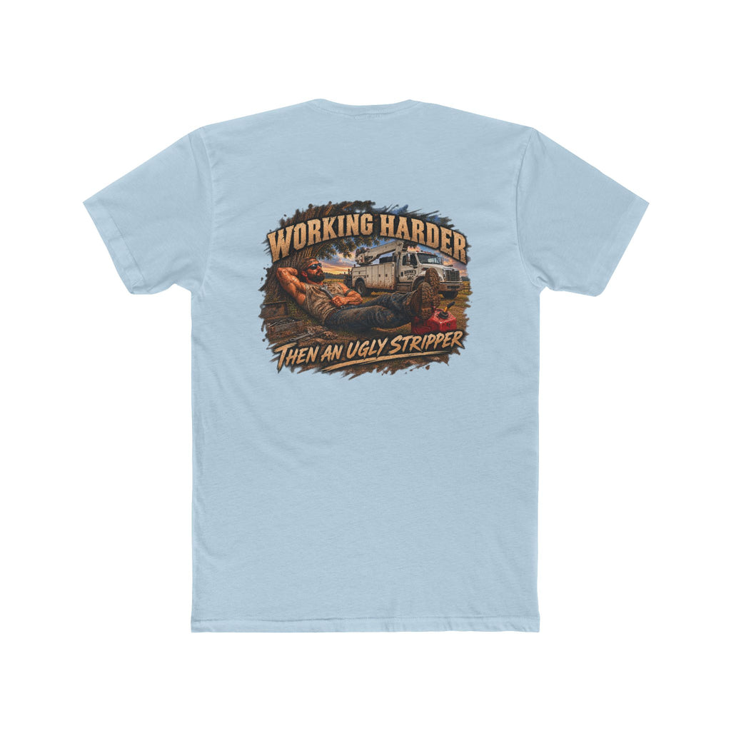 Working Harder Than an Ugly Stripper Shirt | Funny Mechanic Tee