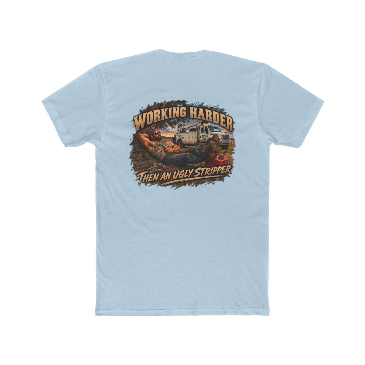 Working Harder Than an Ugly Stripper Shirt | Funny Mechanic Tee